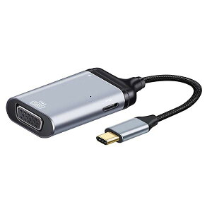 �y���������zUSB-C Type C - VGA RGB�R���o�[�^�[ HDTV�A�_�v�^�[ 60hz 1080p ���XPD�d���|�[�g�t��
