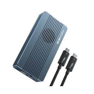 �y���������z40Gbps M.2 SSD �O�t���P�[�X,��p�t�@������, Thunderbolt 3/4/USB4 USB3.2/3.1/3.0/2.0�Ή� NVMe