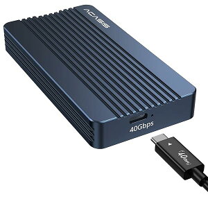 �y���������z40Gbps ������ M.2SSD�O�t���P�[�X Thunderbolt 4/3 usb4�ɂ̂ݑΉ����Ă���, 2280 M-Key/B+M K