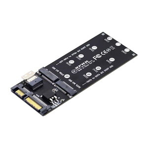 �y���������zM.2 NVME PCIE SSD to SFF-8654 & NGFF SATA SSD to SATA 2 in 1 �R���{�A�_�v�^�[ ���C���{�[�h�p