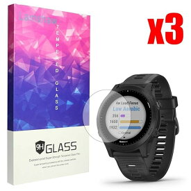 【送料無料】Garmin Forerunner 945 保護フィルム, 9H ガラスフィルム カバー 対応 Garmin Forerunner 945