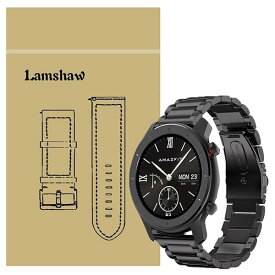 【送料無料】Amazfit GTR バンド, ステンレス メタル ベルト 交換バンド 対応 Amazfit GTR 47mm / Amazfi