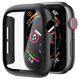 【送料無料】ケース Apple Watch Series 6 / SE/Series 5 / Series4 対応 44mm 用 PC素材 強化ガラス 保護カ