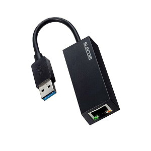 �y���������z�L��LAN�A�_�v�^�[ USB3.2 (Gen1) �M�K�r�b�g�Ή� �u���b�N EDC-GUA3V2-B