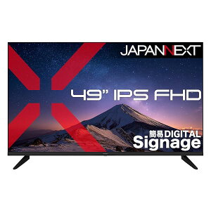 �y���������z�y2�N���f���z 49�C���` IPS�p�l������ �t��HD(1920×1080)�𑜓x ��^�t�����j�^�[ JN-IPS49F-M HDMI VGA �r�f�I/�������� �R�A�L�V���������o�� USB�������Đ��Ή� �����R���� �S1�T�C�Y