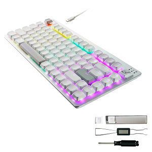 �y���������z�Q�[�~���O�L�[�{�[�h V custom VK720AL ���[�v�� �L�� ���E�� ���C�� �A�i���O���m�X�C�b�`���� 75���T�C�Y US�z�� US�L�[�{�[�h �u���b�N TK-VK720ALBK-EN �S2�F