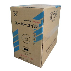 �y���������z�y�m�d�� CAT5E �P��LAN�P�[�u�� 300m���� TPCC5 0.5mm-4P�i�΁j �S8�F