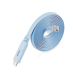 �y���������z10�t�B�[�g USB-C - RJ45�V���A���A�_�v�^�[�AUSB C - �R���\�[���P�[�u���BCisco�ANETGEAR�AUbiquity�ALINKSYS�ATP-Link���[�^�[/�X�C�b�`�̃m�[�g�p�\�R���ɕs���ȃA�N�Z�T�� �S2�T�C�Y