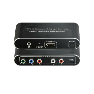 �y���������zHDMI to �R���|�[�l���g �R���o�[�^�[ HDMI-YPbPr 5RCA RGB�X�P�[���[�A�_�v�^�[ R/L�I�[�f�B�I�o�̓T�|�[�g V1.4�AMacBook TV�ABlu-ray DVD�APS4 DVD�APSP�AXbox 360�A Fire TV �Ή� �S2�F