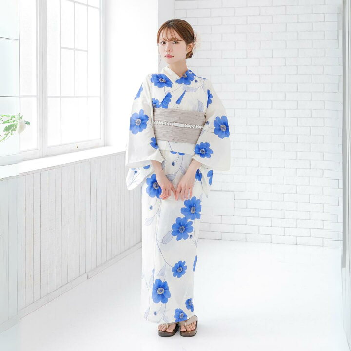 楽天市場】浴衣 4点set 4点セット さざんか 山茶花 ゆかた 浴衣セット 
