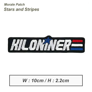 Ki KILONINER LiCi[ pb` by ~^[ X^[ ybg  L  킢 Ah XgCv pb` Stars and Stripes Patch KILONINER