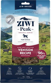 ZiwiPeak エアドライ・ドッグフード ベニソン 454g　賞味期限：2027年1月3日