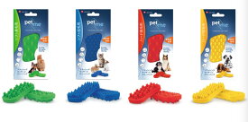 ペットアンドミー ラバーブラシ pet+me 獣医師推奨“とろける”ラバーブラシ レッド　グリーン　イエロー　ブルー