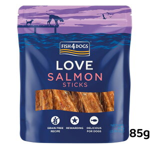 FISH4DOGS tBbV4hbO LOVE SALMON STICKS T[XeBbN 85g p DOG g[c J