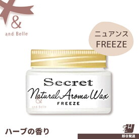 ＼ 即日出荷 ／ ヘアワックス スタリング剤 ＊ シークレット ナチュラルアロマワックス フリーズ 45g ＊ オーガニック ノンシリコン ハードワックス