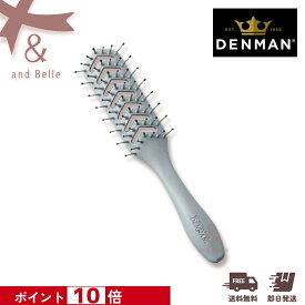 【ポイント10倍】＼ 送料無料　即日出荷 ／　＊ デンマンブラシ D200 シルバーメタリック ＊ トリコインダストリーズ　ヘアブラシ デンマン