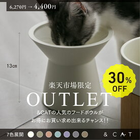 【SNSで話題の猫グッズ!!】 猫 フードボウル 猫 食器 食べやすい 高さがある 陶器 美濃焼 日本製 倒れにくい 電子レンジ 食洗機対応 おしゃれ 猫用 フードボウル ごはん皿 小型犬用 フードボウル 国産 &CAT ご飯皿 上質 清潔 快適 長持ち 猫グッズ 人気