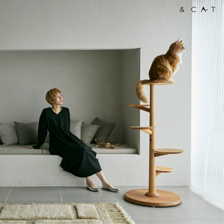 楽天市場】【SNSで話題の猫用品!!】猫 キャットタワー 木製 猫用品 