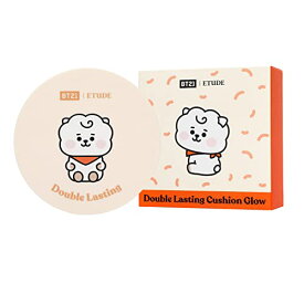 ETUDE [エチュード公式] BT21 ダブルラスティング クッショングロウ ニュートラルベージュ/クッションファンデーション/ツヤ肌仕上げ 15g 1.0 個