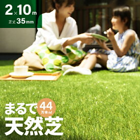 人工芝 人工芝ロール 芝生 ロールタイプ ロール 芝生マット 2m×10m 芝丈35mm 高密度44万本／m2 人工芝生 固定ピン 庭 ベランダ テラス バルコニー ガーデニング 屋上緑化 u字ピン 人口芝 水はけ