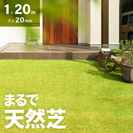 人工芝 ロール 1m×20m 人口芝 ピン u字ピン 芝丈20mm 人工芝 芝生マット 人工芝生 人工芝マット 人工芝ロール 芝生 ロールタイプ 固定ピン 庭 ベランダ テラス バルコニー ガーデニング ガーデン 屋上緑化 水はけ 送料無料
