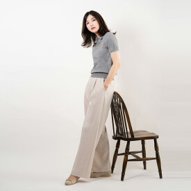 【SS期間限定★ポイント30倍還元UP】「当日発送」 ニットポロシャツ レディース 半袖 サマーニット 襟付き リブ編み 薄手 通気性 涼しい 洗える 刺繍 高級感 上品 きれいめ 大人可愛い 通勤 通学 オフィスカジュアル おしゃれ 夏 春 秋 冬 四季対応