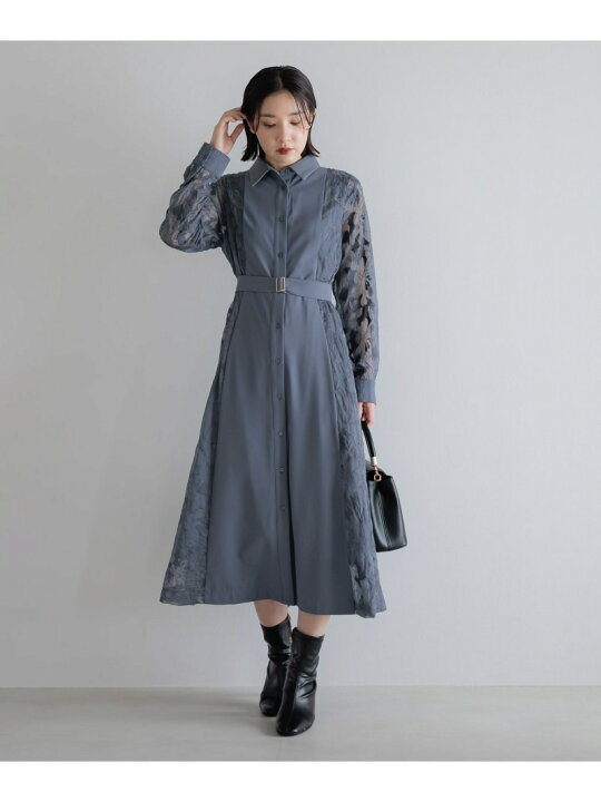 楽天市場】【SALE／50%OFF】サイドジャガードキリカエワンピース 
