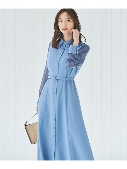 楽天市場】【SALE／20%OFF】ソデシアーシャツワンピース Andemiu 