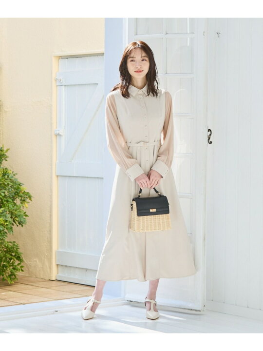 楽天市場】【SALE／20%OFF】ソデシアーシャツワンピース Andemiu 