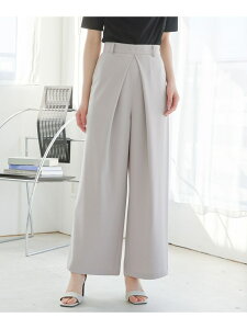 �ySALE�^50%OFF�z�t�����g�^�b�N���C�h�p���c Andemiu �A���f�~���E �p���c ���̑��̃p���c �O���[ �u���b�N�yRBA_E�z�y���������z[Rakuten Fashion]