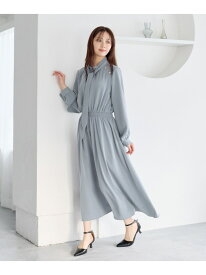 【WEB限定】ボウタイワンピース Andemiu アンデミュウ ワンピース・ドレス ワンピース ネイビー ブルー【先行予約】*【送料無料】[Rakuten Fashion]