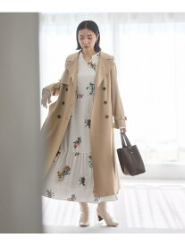 バックデザイントレンチコート Andemiu アンデミュウ ジャケット・アウター トレンチコート ベージュ ネイビー【送料無料】[Rakuten Fashion]