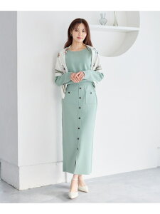 �ySALE�^50%OFF�z2WAY�j�b�g�Z�b�g�A�b�v Andemiu �A���f�~���E �g�b�v�X �J�[�f�B�K�� �l�C�r�[ �O���[���yRBA_E�z�y���������z[Rakuten Fashion]
