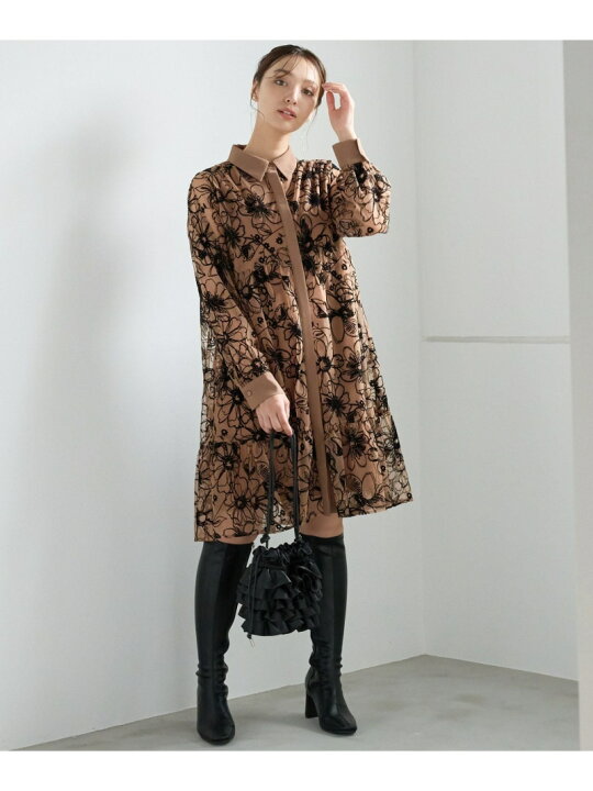 楽天市場】【SALE／20%OFF】シアーフロッキープリントミニワンピース 
