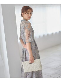 フラワーシシュウドレス Andemiu アンデミュウ ワンピース・ドレス ドレス グリーン ブルー ブラック【送料無料】[Rakuten Fashion]