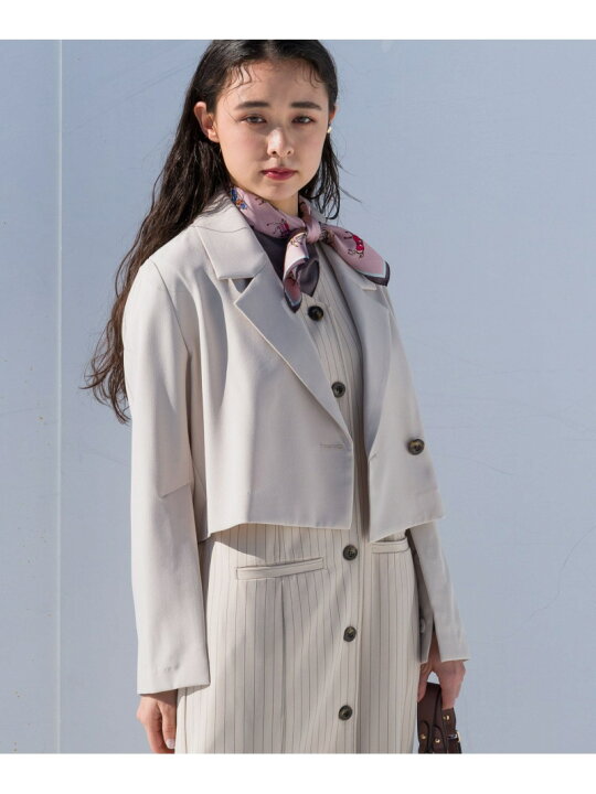 楽天市場】【SALE／16%OFF】クロップドジャケット Andemiu 