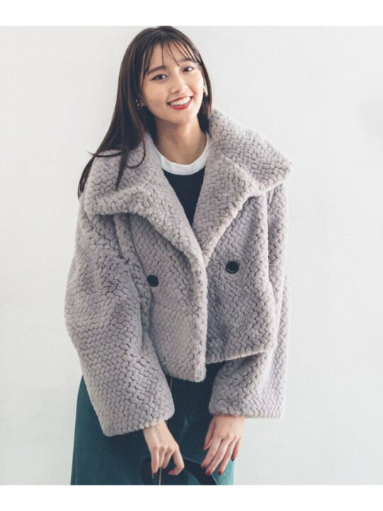 楽天市場】【SALE／20%OFF】(W)ポコポコショートファーコート Andemiu 