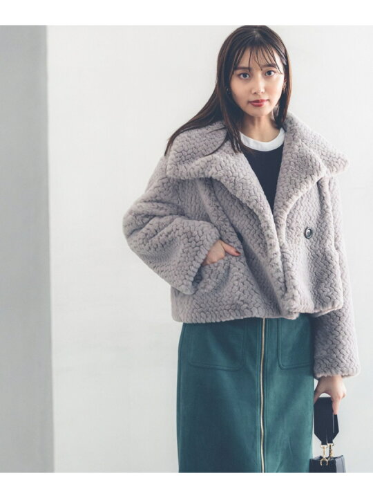 楽天市場】【SALE／20%OFF】(W)ポコポコショートファーコート Andemiu 