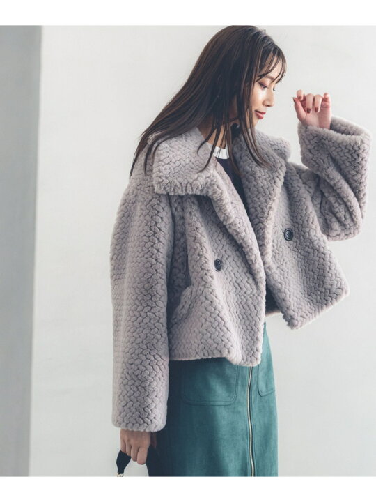 楽天市場】【SALE／20%OFF】(W)ポコポコショートファーコート Andemiu 