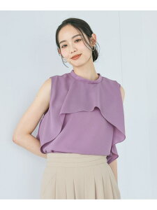 �ySALE�^50%OFF�z�t�����P�[�v�u���E�X�m�[�X���[�u Andemiu �A���f�~���E �g�b�v�X �V���c�E�u���E�X �l�C�r�[ �s���N �z���C�g �u���E���yRBA_E�z�y���������z[Rakuten Fashion]