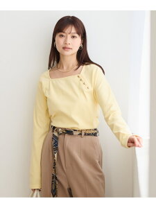 �ySALE�^50%OFF�z�L���J�G�L���{�^���J�b�g�\�[ Andemiu �A���f�~���E �g�b�v�X �J�b�g�\�[�ET�V���c �u���b�N �C�G���[ �z���C�g�yRBA_E�z[Rakuten Fashion]