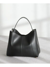 キリカエワンショルダー Andemiu アンデミュウ バッグ ハンドバッグ ブラック ホワイト【送料無料】[Rakuten Fashion]