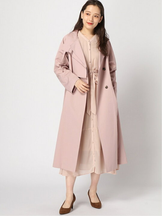 楽天市場】【SALE／20%OFF】(W)スタンドトレンチコート Andemiu 