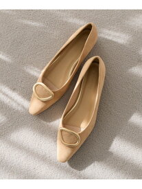 メタルバックル2WAYパンプス Andemiu アンデミュウ シューズ・靴 パンプス ベージュ ホワイト ブラック【送料無料】[Rakuten Fashion]