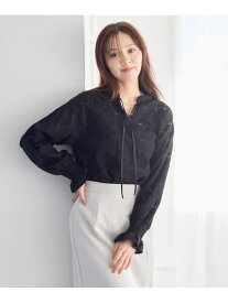 レースブラウス Andemiu アンデミュウ トップス シャツ・ブラウス ブラック ホワイト【送料無料】[Rakuten Fashion]