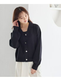 エリツキキンボタンカーディガン Andemiu アンデミュウ トップス カーディガン グレー ブルー ブラック【送料無料】[Rakuten Fashion]