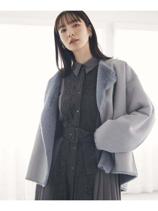 楽天市場】【SALE／20%OFF】(W)リバーシブルファーコート Andemiu 