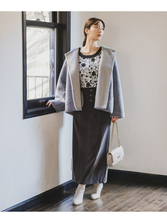 楽天市場】【SALE／50%OFF】(W)リバーシブルファーコート Andemiu 