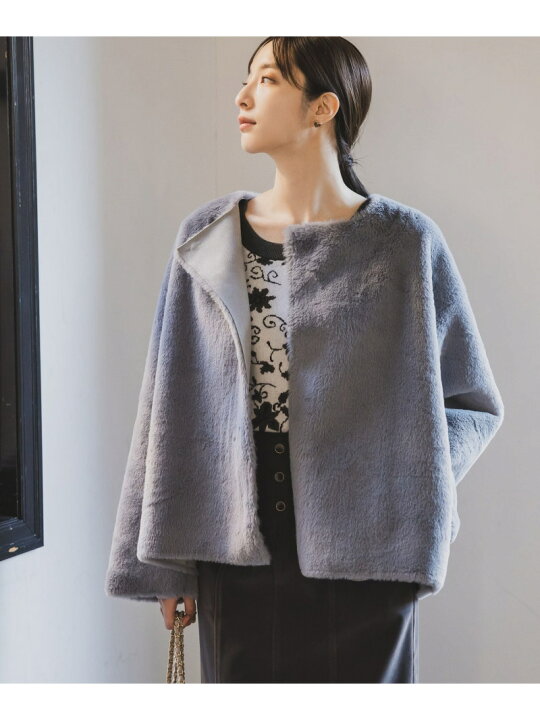 楽天市場】【SALE／50%OFF】(W)リバーシブルファーコート Andemiu 