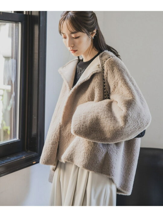 楽天市場】【SALE／20%OFF】(W)リバーシブルファーコート Andemiu 